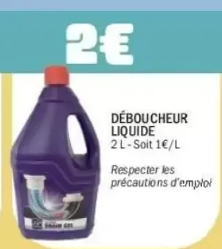 Déboucheur Liquide