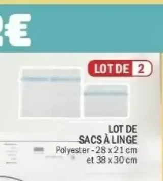 Lot de sacs à linge