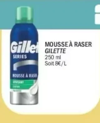 Mousse a raser GILETTE