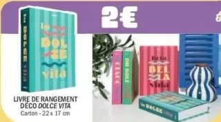 Livre de rangement déco Dolce Vita