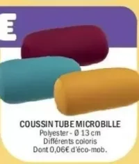 Coussin Tube Microbille