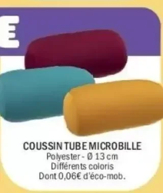 Coussin Tube Microbille