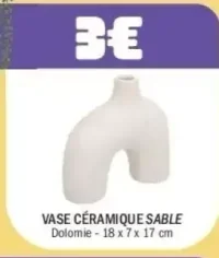 Vase Céramique Sable
