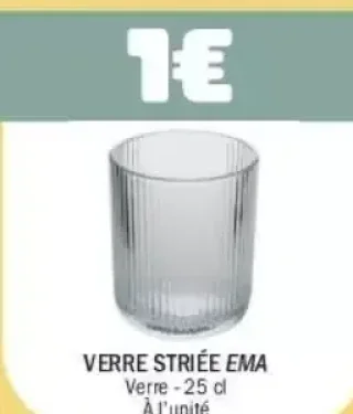 Verre Striée Ema