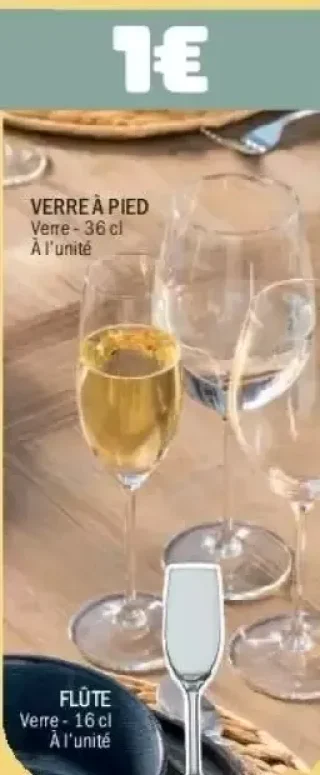 Verre à Pied / Flûte