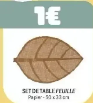 Set de Table Feuille