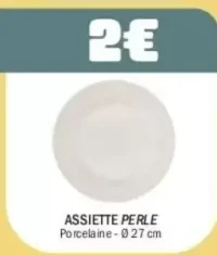 Assiette Perle