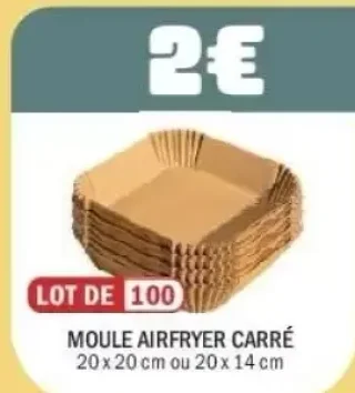 Moule airfryer carré