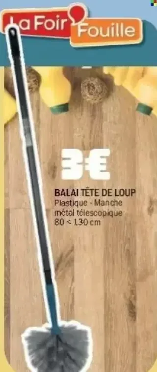 Balai tête de loup
