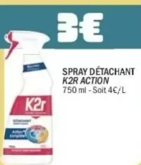 Spray détachant K2r Action