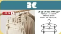 Lot de cintres Hang'Clip