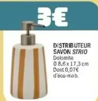 Distributeur savon Strio