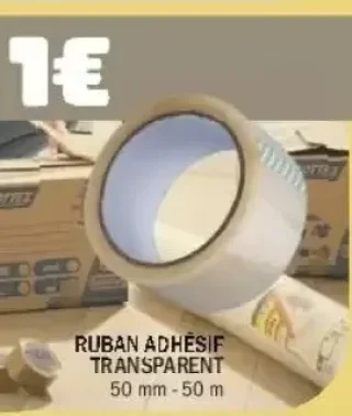 Ruban adhésif transparent