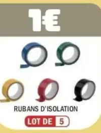 Rubans d'isolation