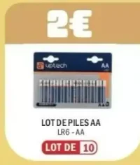 Uptech Lot de piles AA