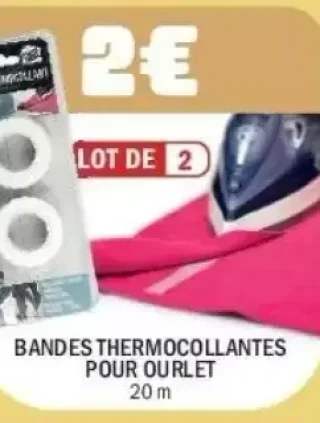 Bandes thermocollantes pour ourlet