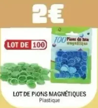 Lot de pions magnétiques