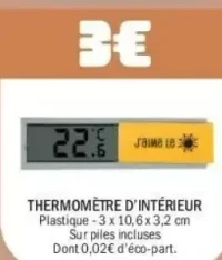 Thermomètre d'intérieur