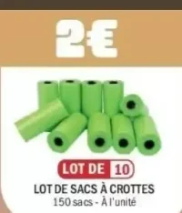 Lot de sacs à crottes