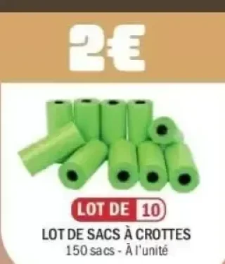 Lot de sacs à crottes