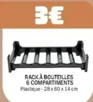 Rack à bouteilles 6 compartiments