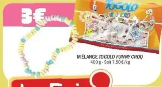 MÉLANGE TOGOLO FUNNY CROQ 400 g