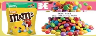 SACHET M&M'S Peanut 363 g