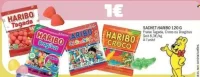 Sachet HARIBO 120 G (Fraise Tagada, Croco ou Dragibus)