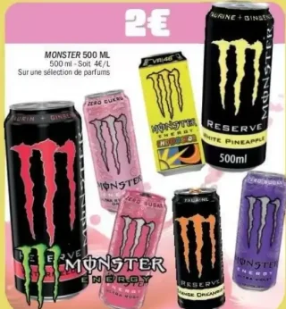 Boisson énergisante MONSTER 500 ML