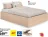 Promo Cadre de lit adulte 140x190 cm Luka
