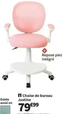 Chaise de bureau Justine