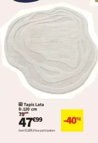Tapis Lata D.120 cm