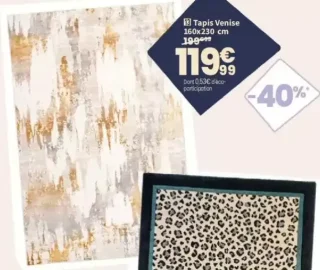 Tapis Venise 160x230 cm