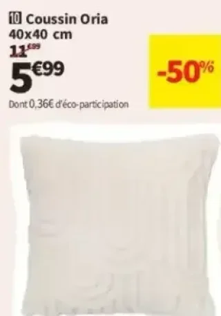 Coussin Oria 40x40 cm