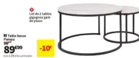 Table basse Pampa