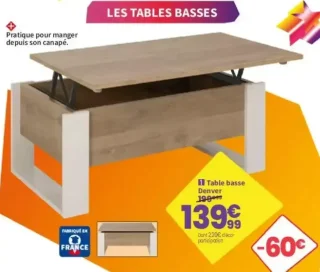 Table basse Denver
