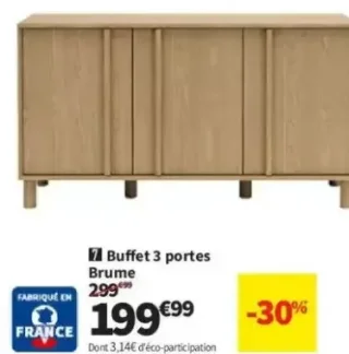 Buffet Brume 3 portes