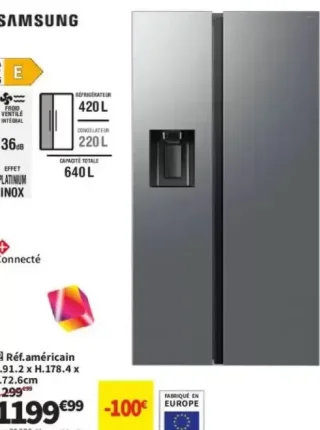 Samsung Réf.américain RS70F65KET