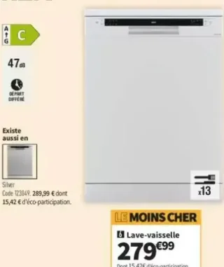 Lave-vaisselle Far LV13C4726CWG