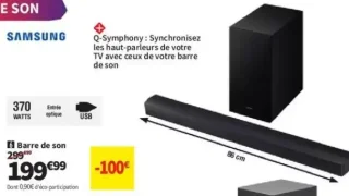 Barre de son Samsung HW-66CF/XE