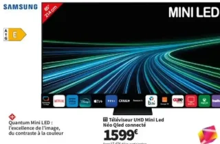 SAMSUNG Téléviseur UHD Mini Led Néo Qled connecté