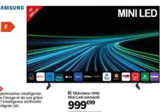 SAMSUNG Téléviseur UHD Mini Led connecté