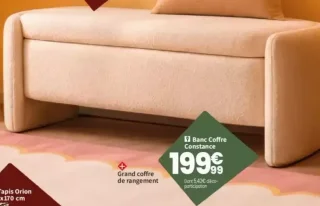 Banc Coffre Constance
