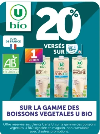 Boissons végétales U Bio