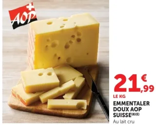 Emmentaler doux AOP Suisse