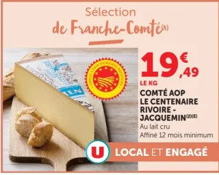 Comté AOP Le Centenaire Rivoire - Jacquemin