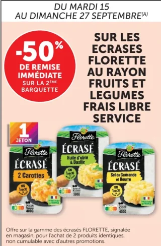 Écrasés Florette