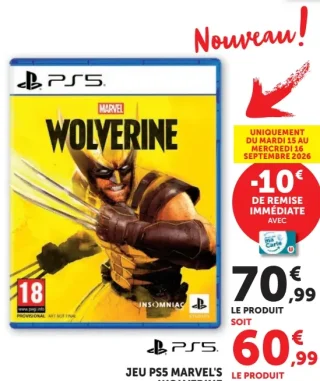 JEU PS5 MARVEL'S WOLVERINE