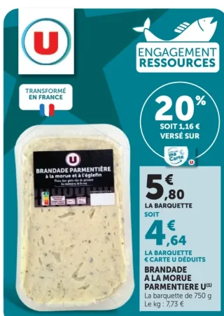 BRANDADE A LA MORUE PARMENTIÈRE U(1)