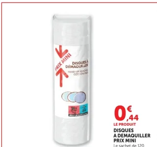 Disques à démaquiller Prix Mini